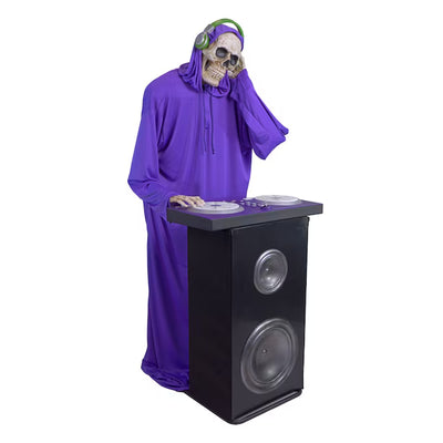 5.5-Ft Bluetooth DJ Webbs Skeleton Motion Activated Lighted Animatronic