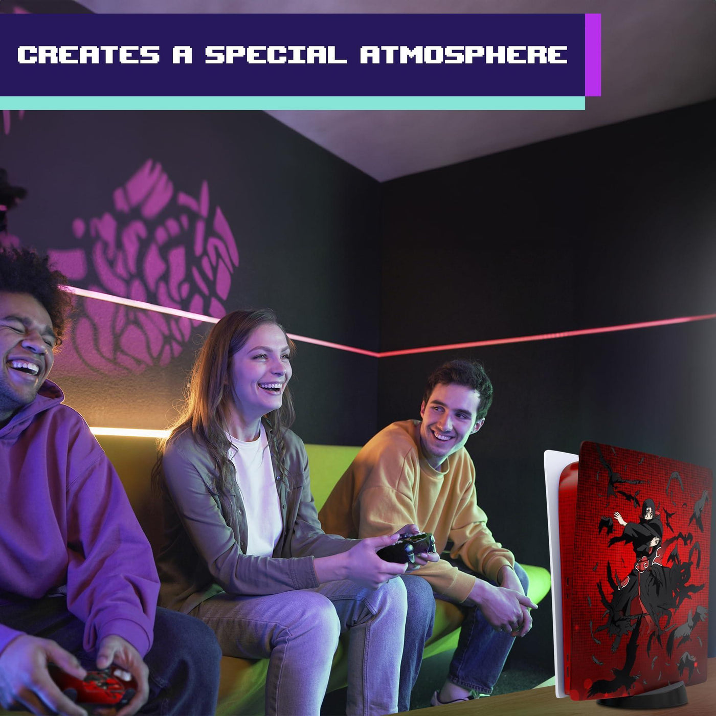 PS5 Console Controller Wrap Vinyl Sticker   PlayStation 5 Console