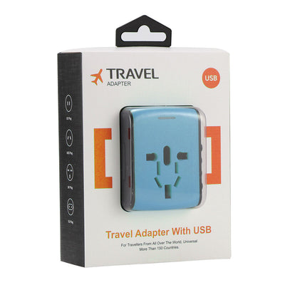 All-In-One 4 USB Port  Universal Travel Adapter