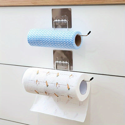 Stainless Steel Wall-Mounted Paper Towel Holder - Versatile Kitchen &