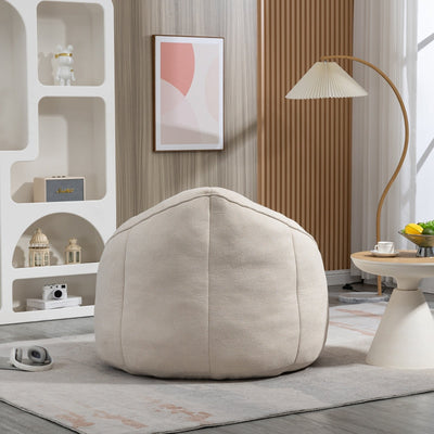 LuneluX_Home – CloudSoft Bean Bag Chair with Footrest