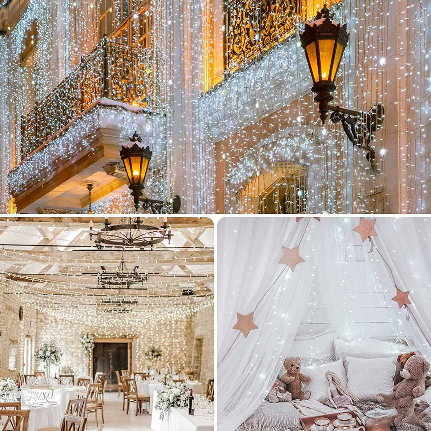 Halloween Christmas Lights Outdoor Decorations 100 LED