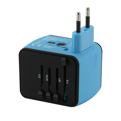 All-In-One 4 USB Port  Universal Travel Adapter