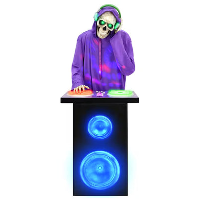 5.5-Ft Bluetooth DJ Webbs Skeleton Motion Activated Lighted Animatronic