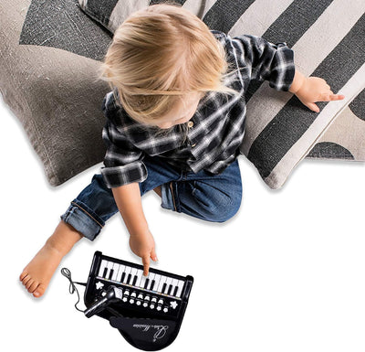 Toy Piano for Toddler - Birthday Gift for 1 2 3 4 Year Old Girls and Boys, 24 Keys Multi-Functional Baby Piano Toy with Microphone