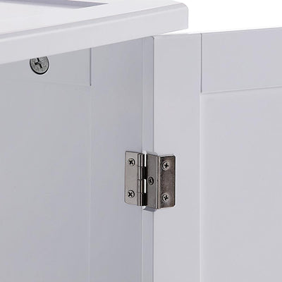 X-Large Cat Washroom Bench Litter Box Enclosure Furniture Box House hinge detail for easy access and functionality.
