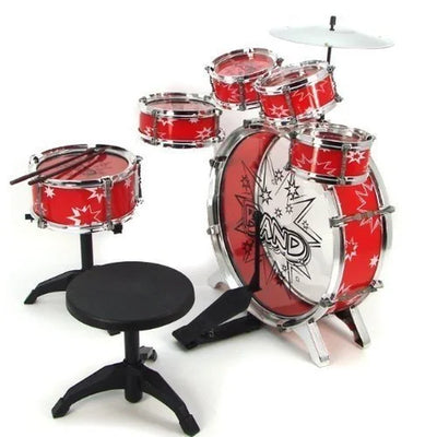 Playworld Musical Instrument Drum Playset - Red