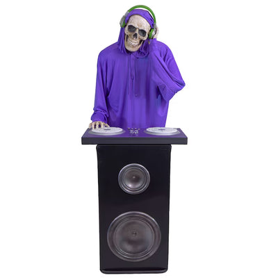 5.5-Ft Bluetooth DJ Webbs Skeleton Motion Activated Lighted Animatronic