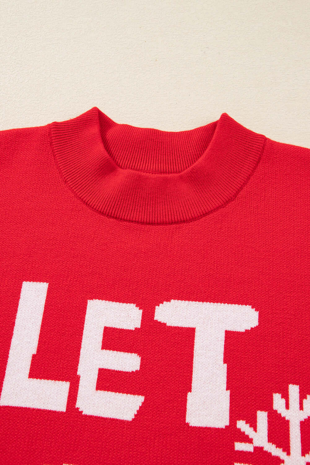 LET IT SNOW Christmas Holiday Sweater
