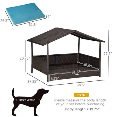 Lanagan Metal Portable Dog House