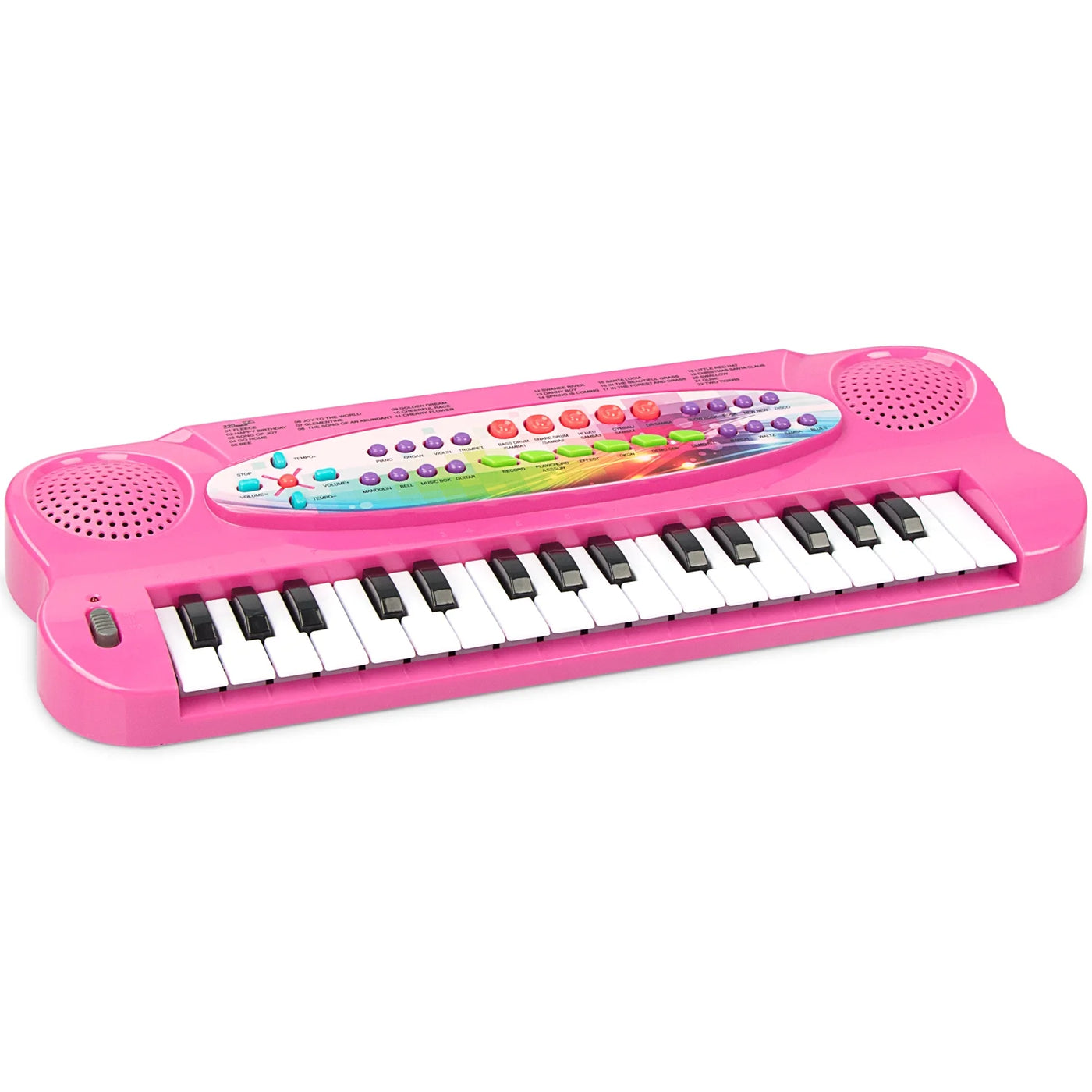 32 Keys Kids Keyboard Piano Portable Electronic Musical Instrument Multi-Function Music Keyboard Piano for Kids Early Learning Educational Toy Birthday Xmas Day Gifts (Pink)