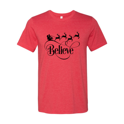 Believe In Christmas Shirt Available in 6 colors