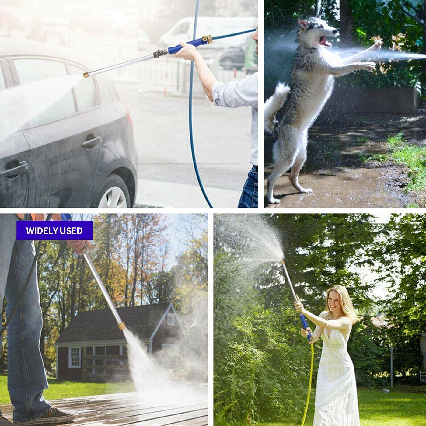 High Pressure Power Washer Water Spray Gun Nozzle Wand Attachment