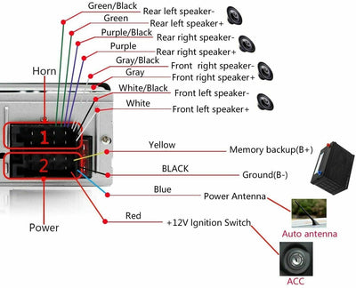 Bluetooth Car Stereo Audio In-Dash FM Aux Input Receiver SD USB MP3