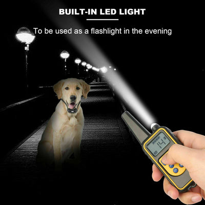 2700 FT Remote Dog Shock Training Collar Rechargeable Waterproof LCD