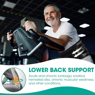Adjustable Lower Back Brace Lumbar Support Waist Belt For Men Women