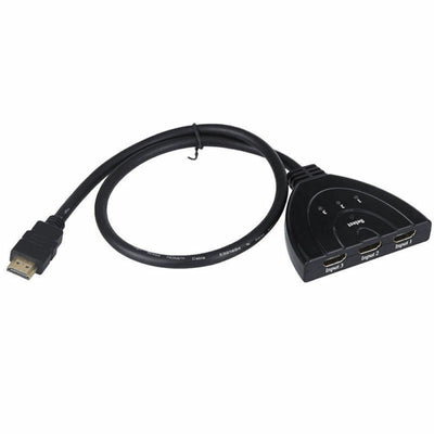 3 Port HDMI Splitter Cable 1080/4K Switch Switcher HUB Adapter for