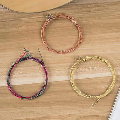 3 Sets of 6 Guitar Strings Replacement Steel String For Acoustic