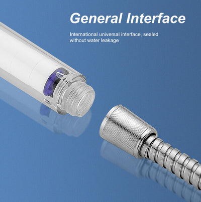 High Pressure Shower Head Adjustable 360° Rotation Turbine Water