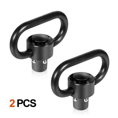 2PCS Heavy Duty Flush Push Button Quick Detach 1.25" Rifle QD Sling