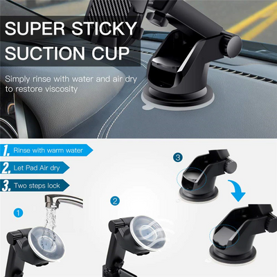 360° Universal Mount Holder Car Stand Windshield For Mobile Cell Phone