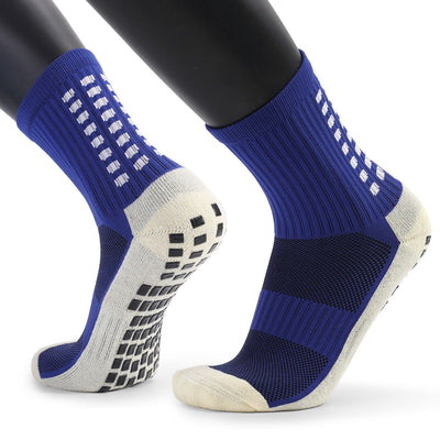 3 Pair Sport Socks Anti Slip W/ Grip Soccer Men Football Basketball