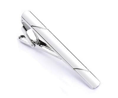 4PCS Mens Stainless Steel Tie Clip Necktie Bar Clasp Clamp Pin Gold