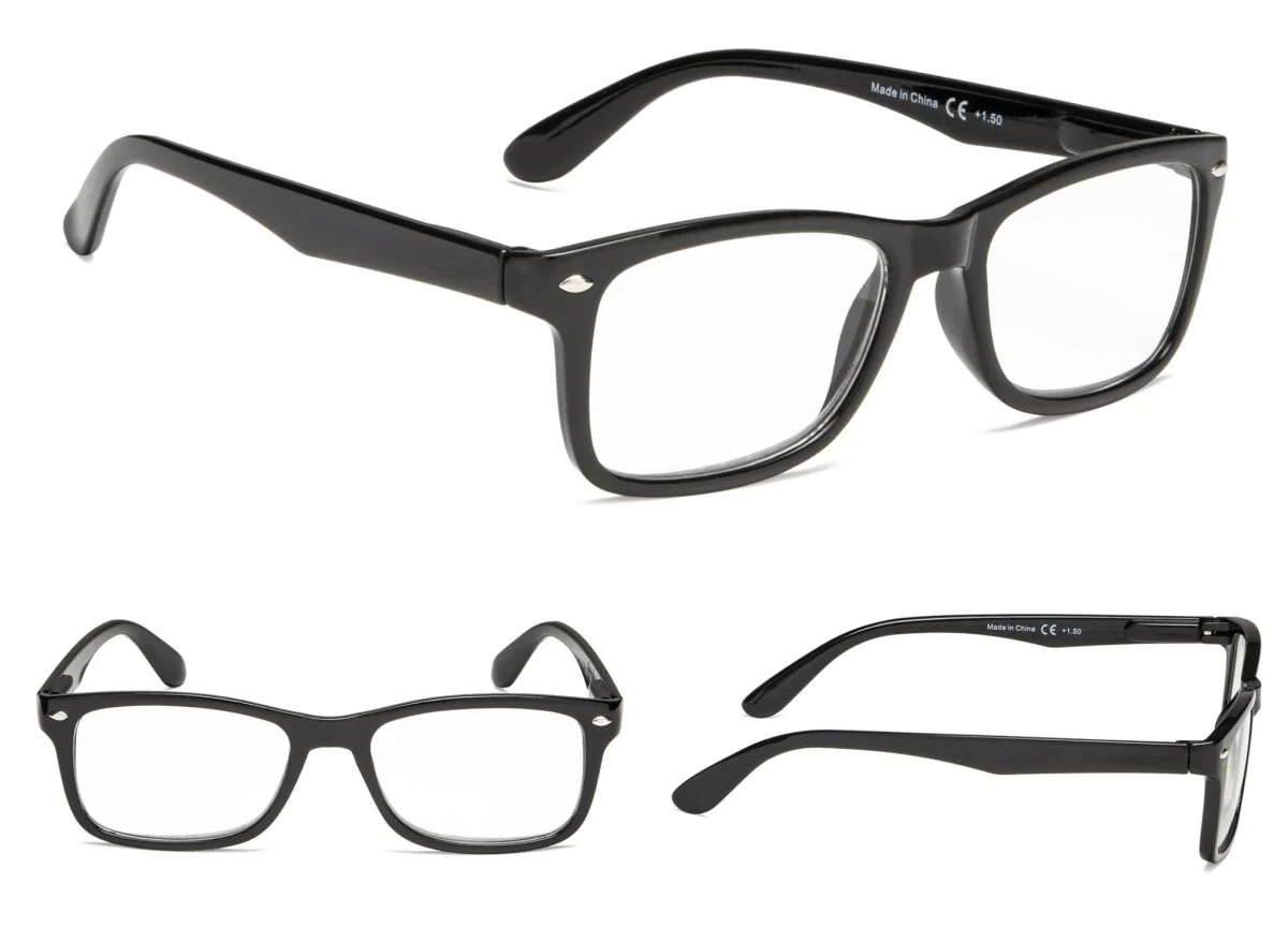 Mens Womens Reading Glasses 4 Pairs Unisex Classic Retro Spring Hinge