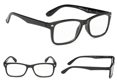 Mens Womens Reading Glasses 4 Pairs Unisex Classic Retro Spring Hinge