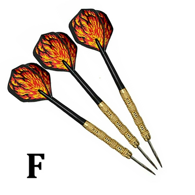 5 Sets (15Pcs) Steel Tip Professional Darts Set Darts Slim Barrel Dart