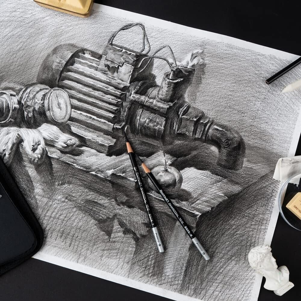 29PCS Professional Drawing Artist Kit Set Pencils And Sketch Charcoal