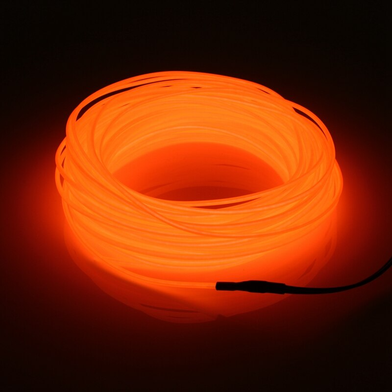 Neon LED Light Glow EL Wire String Strip Rope Tube Decor Car Party +