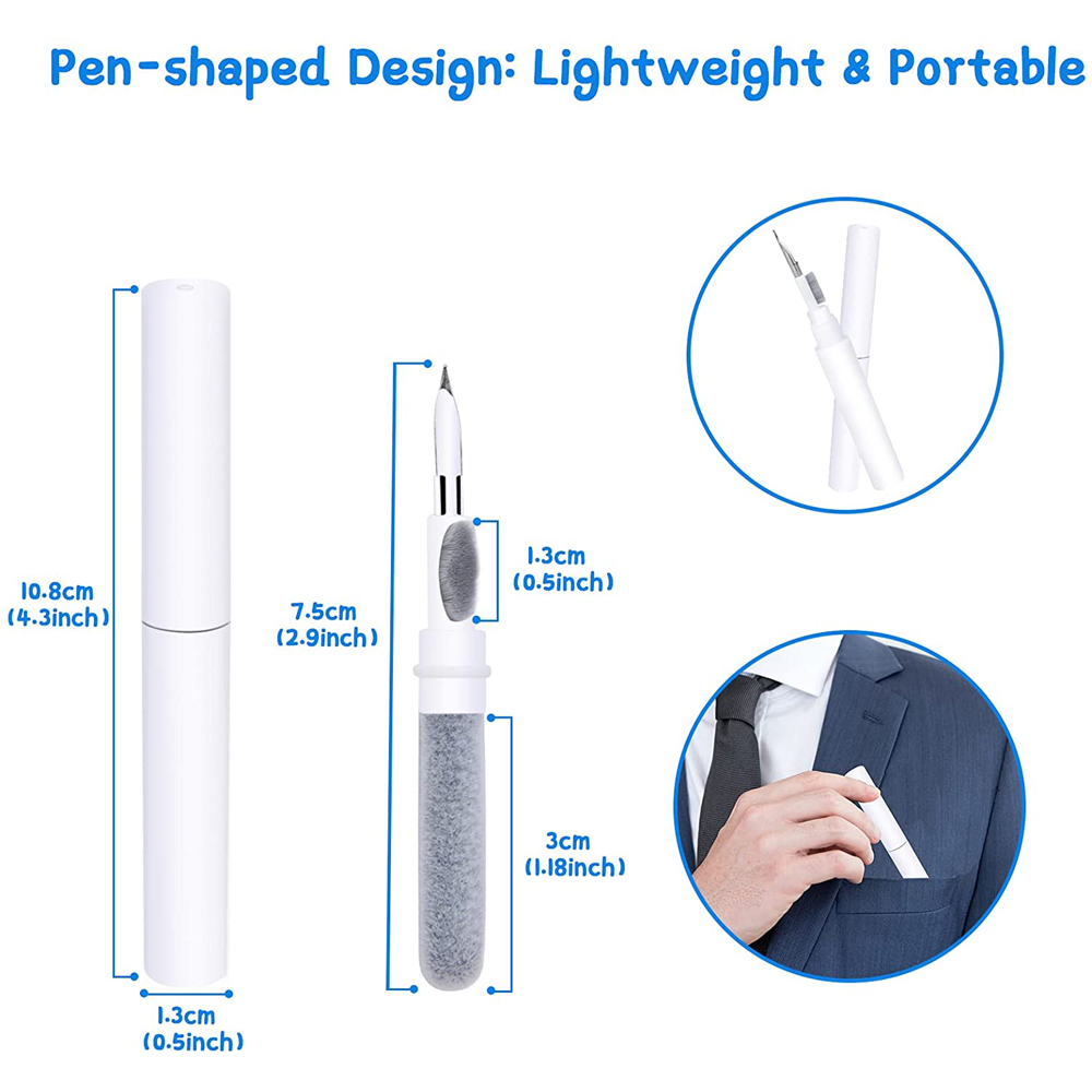 Cleaning Pen For Airpods Pro 1 2 Earphones Cleaner Kit Soft Brush Case