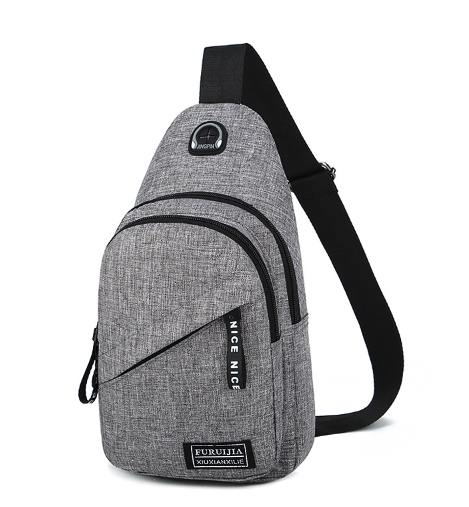 Men Women Sling Bag Chest Fanny Packs Cross Body Travel Sports