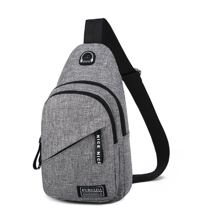 Men Women Sling Bag Chest Fanny Packs Cross Body Travel Sports