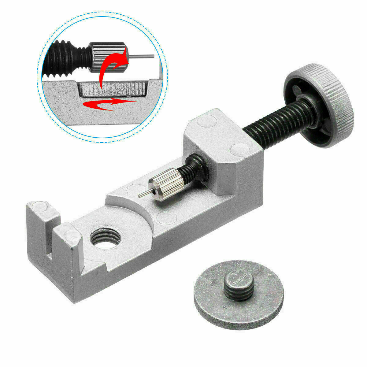 Metal Adjustable Watch Band Strap Bracelet Link Pin Remover Repair tool kit for adjusting watch straps and link pins.
