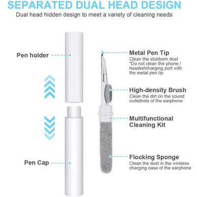 Cleaning Pen For Airpods Pro 1 2 Earphones Cleaner Kit Soft Brush Case