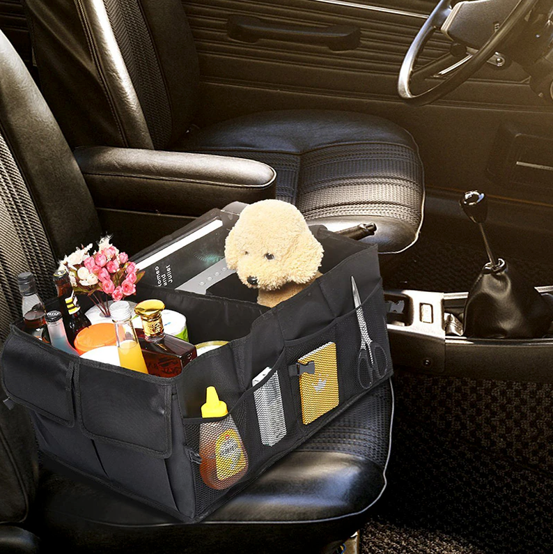 Trunk Cargo Organizer Folding Storage Collapse Bag Bin For Car Truck