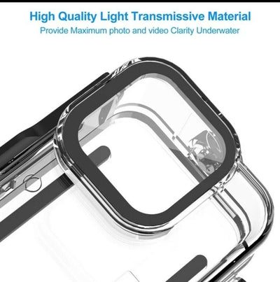 For GoPro Hero 11 10 9 Black Underwater Waterproof Housing Case Diving with high-quality light transmittive material