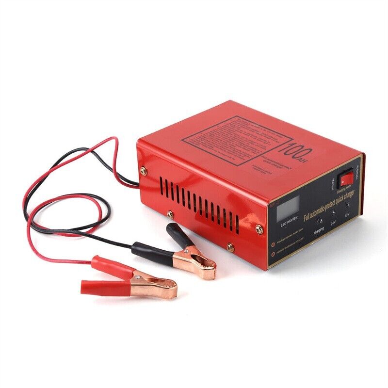 Maintenance Free Battery Charger 12V/24V 10A 140W Output For Electric