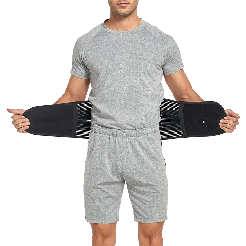 Adjustable Lower Back Brace Lumbar Support Waist Belt For Men Women