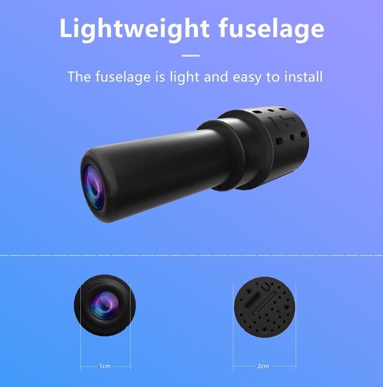 WiFi Wireless Spy 4K Mini Camera Pinhole DIY Hidden HD Screw IP DVR