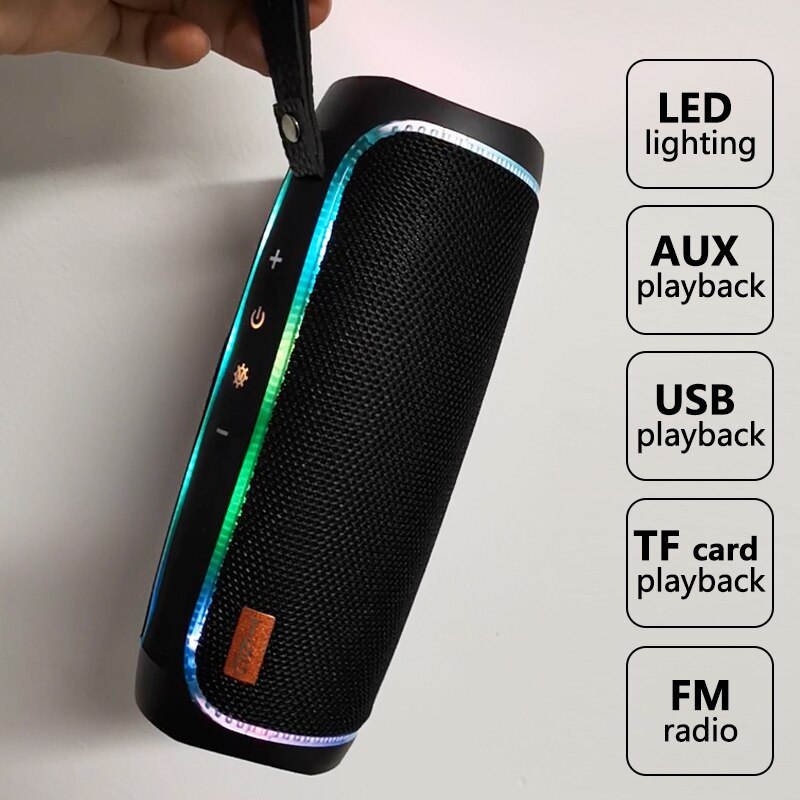 Bluetooth Speaker Wireless Waterproof Outdoor Stereo Bass USB/TF/FM