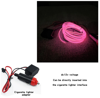 Neon LED Light Glow EL Wire String Strip Rope Tube Decor Car Party +