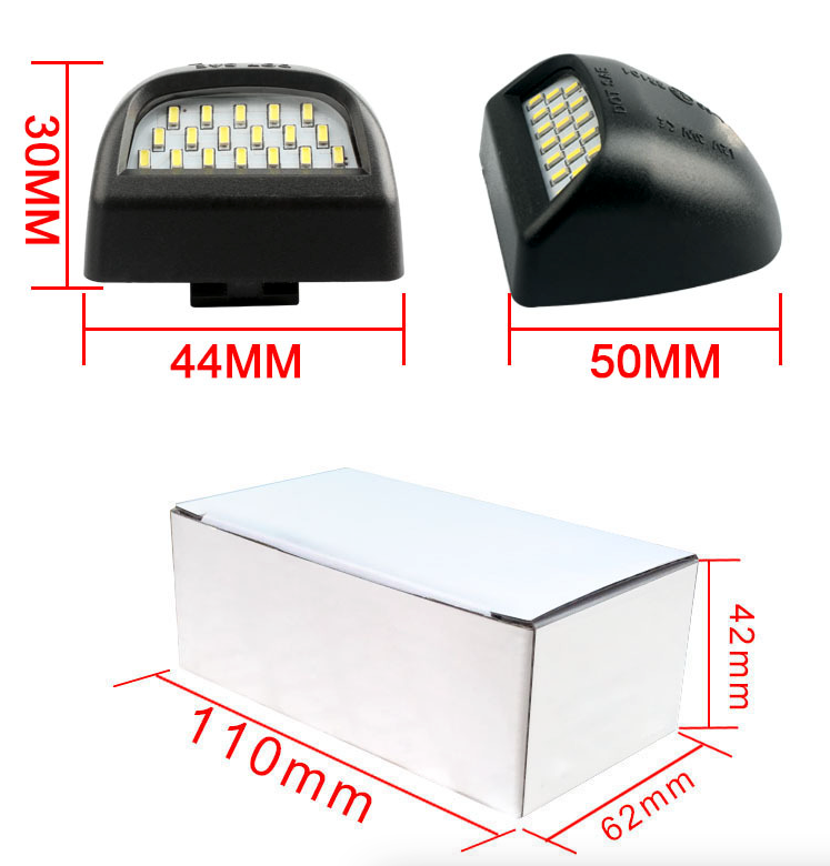 For Chevy Silverado Avalanche 1999-2013 BRIGHT SMD LED License Plate