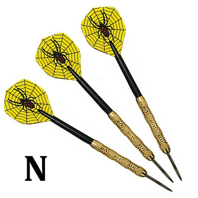5 Sets (15Pcs) Steel Tip Professional Darts Set Darts Slim Barrel Dart