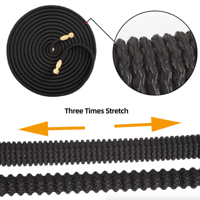 4X Stronger Deluxe Expandable Flexible Garden Hose Water Hose 25, 50,
