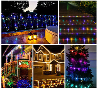 33FT 100 LED Strip Rope Light Tube String Outdoor Garden Party