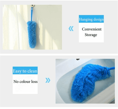 Microfiber Duster Cleaning Brush Dust Cleaner Bendable Handle Soft