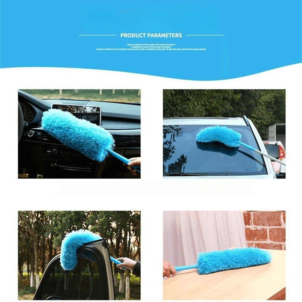 Microfiber Duster Cleaning Brush Dust Cleaner Bendable Handle Soft